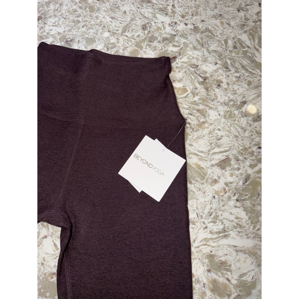 Beyond Yoga Spacedye High Waisted Midi Leggings heather brown size S - Picture 2 of 4
